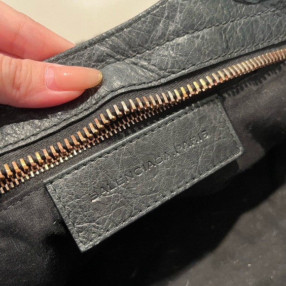 Balenciaga Classic Part Time Bag in Black with Rosegold Hardware - Picture 8 of 14